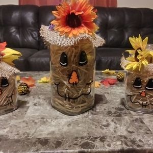 Scarecrow Family of 3